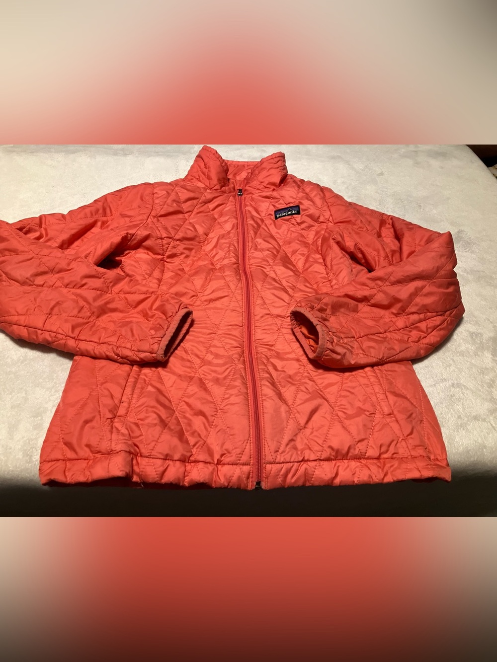 Patagonia Coral Quilted Diamond Stitch Jacket